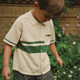 Konges Slojd Jungen-Poloshirt Hai Knit Banana Crepe