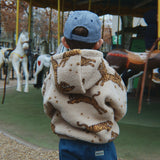 Konges Sløjd Fleece-Kapuzenpullover Teddy Hoodie Jody Tiger