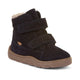 Froddo Barfuß-Winterstiefel für Kinder Zeru Tex Furry Dunkelblau
