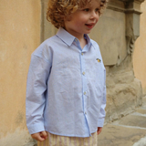 Konges Slojd Kinderhemd Wes Blue Stripe