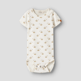 Lil' Atelier Kurzarm-Body Sor Slim Coconut Milk Boat NBMGAYO
